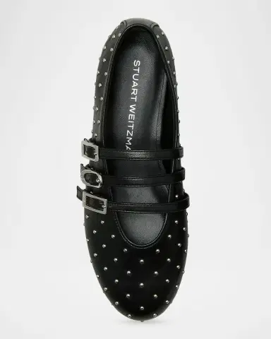 Stuart Weitzman Sostud Leather Mary Jane Belted Ballerina Flats | Thumbnail 6 Stuart Weitzman Sostud Leather Mary Jane Belted Ballerina Flats | Thumbnail 6