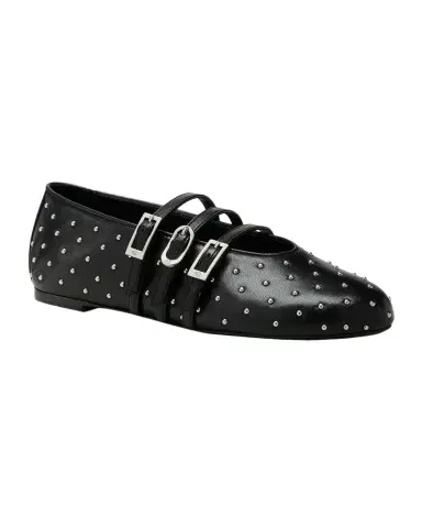 Stuart Weitzman Sostud Leather Mary Jane Belted Ballerina Flats | Thumbnail 1 Stuart Weitzman Sostud Leather Mary Jane Belted Ballerina Flats | Thumbnail 1