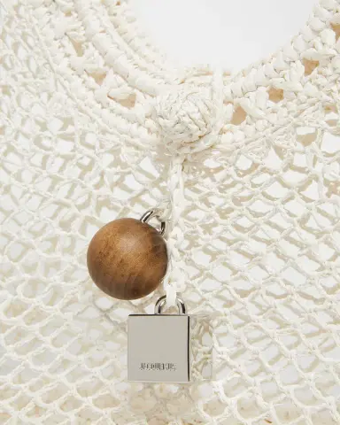 Jacquemus Spiaggia Crochet Raffia Square Top-Handle Bag | Thumbnail 6 Jacquemus Spiaggia Crochet Raffia Square Top-Handle Bag | Thumbnail 6