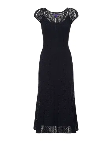 Ralph Lauren Collection Crosley Hand-Crocheted Silk Day Dress | Thumbnail 1 Ralph Lauren Collection Crosley Hand-Crocheted Silk Day Dress | Thumbnail 1