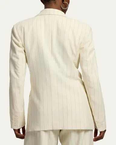 Ralph Lauren Collection Ramona Striped Wool Jacket | Thumbnail 6 Ralph Lauren Collection Ramona Striped Wool Jacket | Thumbnail 6