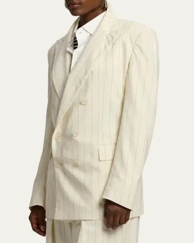 Ralph Lauren Collection Ramona Striped Wool Jacket | Thumbnail 7 Ralph Lauren Collection Ramona Striped Wool Jacket | Thumbnail 7