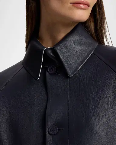 Ralph Lauren Collection Ottis Lambskin Balmacaan Coat | Thumbnail 3 Ralph Lauren Collection Ottis Lambskin Balmacaan Coat | Thumbnail 3