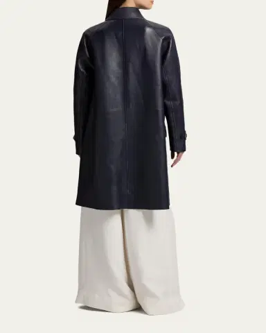 Ralph Lauren Collection Ottis Lambskin Balmacaan Coat | Thumbnail 6 Ralph Lauren Collection Ottis Lambskin Balmacaan Coat | Thumbnail 6