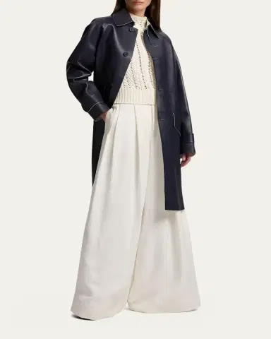 Ralph Lauren Collection Ottis Lambskin Balmacaan Coat | Thumbnail 7 Ralph Lauren Collection Ottis Lambskin Balmacaan Coat | Thumbnail 7
