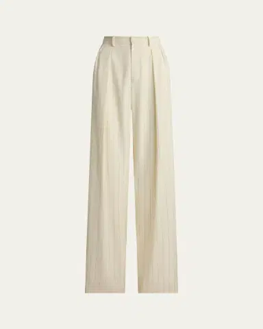 Ralph Lauren Collection Jody Striped Wool Pants | Thumbnail 4 Ralph Lauren Collection Jody Striped Wool Pants | Thumbnail 4