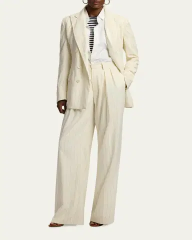 Ralph Lauren Collection Jody Striped Wool Pants | Thumbnail 5 Ralph Lauren Collection Jody Striped Wool Pants | Thumbnail 5