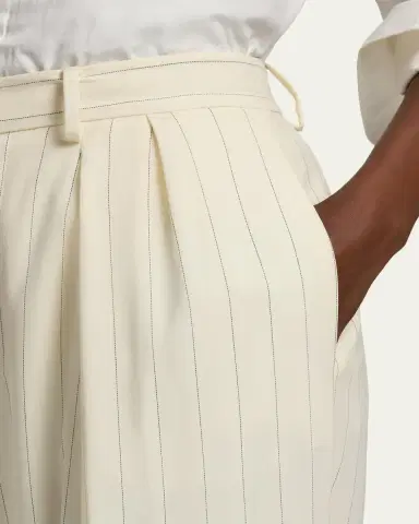 Ralph Lauren Collection Jody Striped Wool Pants | Thumbnail 8 Ralph Lauren Collection Jody Striped Wool Pants | Thumbnail 8