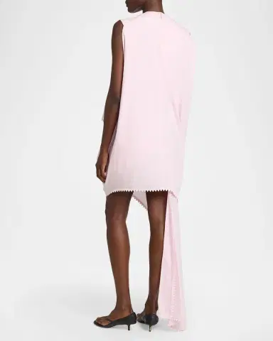 Jacquemus Traversin Courte Asymmetric Draped Sleeveless Dress | Thumbnail 3 Jacquemus Traversin Courte Asymmetric Draped Sleeveless Dress | Thumbnail 3