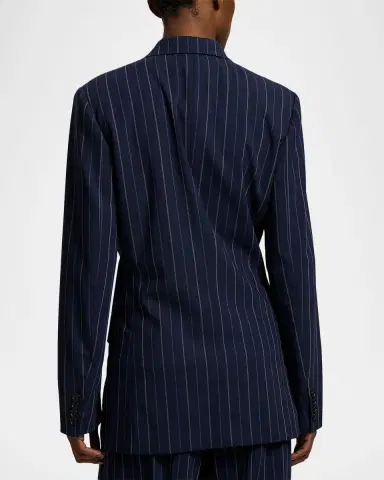 Ralph Lauren Collection Marcy Striped Wool Jacket | Thumbnail 3 Ralph Lauren Collection Marcy Striped Wool Jacket | Thumbnail 3