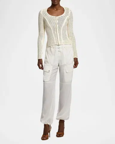 Ralph Lauren Collection Tabetha Woven Lambskin Jacket | Thumbnail 2 Ralph Lauren Collection Tabetha Woven Lambskin Jacket | Thumbnail 2