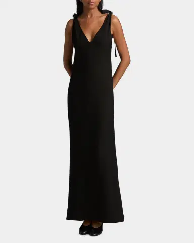 Co Draped Back Maxi Slip Dress | Thumbnail 3 Co Draped Back Maxi Slip Dress | Thumbnail 3
