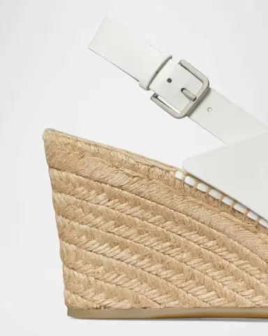 Tory Burch Turnlock Leather Slingback Espadrille Wedge Sandals | Thumbnail 2 Tory Burch Turnlock Leather Slingback Espadrille Wedge Sandals | Thumbnail 2