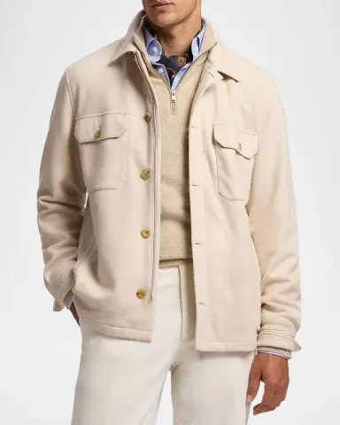 Ralph Lauren Purple Label Felton Cashmere-Blend Shirt Jacket | Thumbnail 4 Ralph Lauren Purple Label Felton Cashmere-Blend Shirt Jacket | Thumbnail 4
