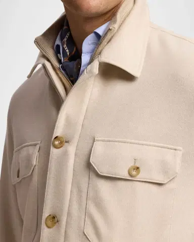 Ralph Lauren Purple Label Felton Cashmere-Blend Shirt Jacket | Thumbnail 5 Ralph Lauren Purple Label Felton Cashmere-Blend Shirt Jacket | Thumbnail 5
