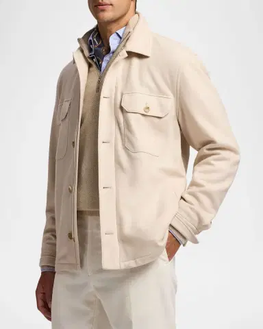 Ralph Lauren Purple Label Felton Cashmere-Blend Shirt Jacket | Thumbnail 6 Ralph Lauren Purple Label Felton Cashmere-Blend Shirt Jacket | Thumbnail 6