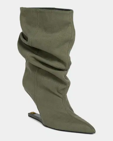 Balmain No Wedge Canvas Ankle Boots | Thumbnail 6 Balmain No Wedge Canvas Ankle Boots | Thumbnail 6