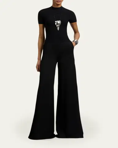 Ralph Lauren Collection Stretch Short-Sleeve Sweater | Thumbnail 6 Ralph Lauren Collection Stretch Short-Sleeve Sweater | Thumbnail 6