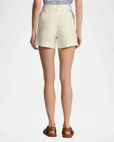 Ralph Lauren Collection Denise Linen Shorts | Thumbnail 3 Ralph Lauren Collection Denise Linen Shorts | Thumbnail 3