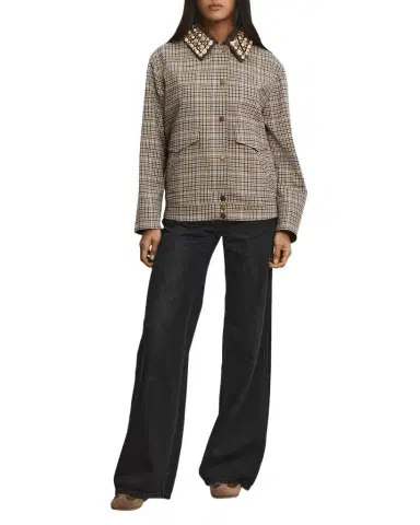 Veronica Beard Kasper Boxy Plaid-Print Jacket | Thumbnail 1 Veronica Beard Kasper Boxy Plaid-Print Jacket | Thumbnail 1