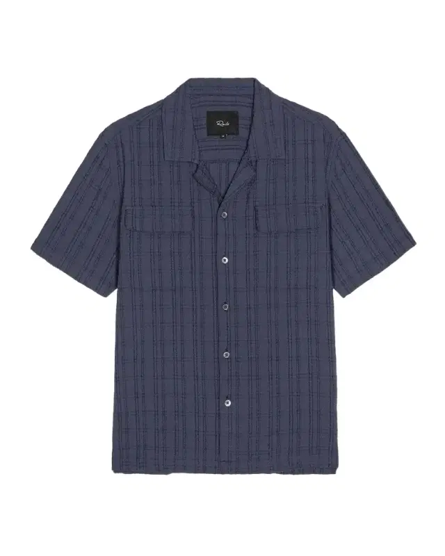 Men's Short-Sleeve Rook Shirt in Navy Men's Short-Sleeve Rook Shirt in Navy