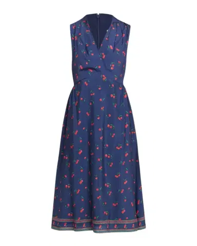 Shoshanna Thorton Cherry-Print Crepe De Chine Midi Dress | Thumbnail 1 Shoshanna Thorton Cherry-Print Crepe De Chine Midi Dress | Thumbnail 1