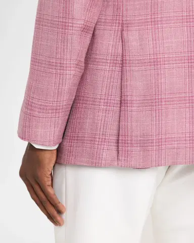 Stefano Ricci Men's Wool, Silk and Linen Tonal Plaid Sport Coat | Thumbnail 8 Stefano Ricci Men's Wool, Silk and Linen Tonal Plaid Sport Coat | Thumbnail 8
