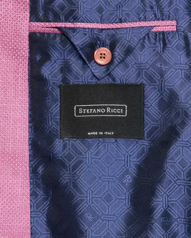 Stefano Ricci Men's Solid Textured Single-Breasted Sport Coat | Thumbnail 6 Stefano Ricci Men's Solid Textured Single-Breasted Sport Coat | Thumbnail 6