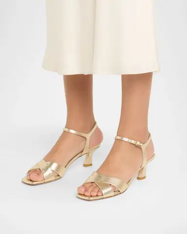 Stuart Weitzman 50mm Vinnie Metallic Leather Sandals | Thumbnail 2 Stuart Weitzman 50mm Vinnie Metallic Leather Sandals | Thumbnail 2