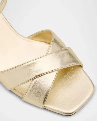 Stuart Weitzman 50mm Vinnie Metallic Leather Sandals | Thumbnail 5 Stuart Weitzman 50mm Vinnie Metallic Leather Sandals | Thumbnail 5