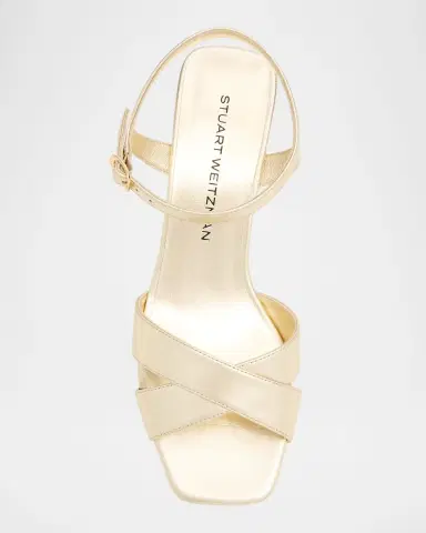 Stuart Weitzman 50mm Vinnie Metallic Leather Sandals | Thumbnail 6 Stuart Weitzman 50mm Vinnie Metallic Leather Sandals | Thumbnail 6