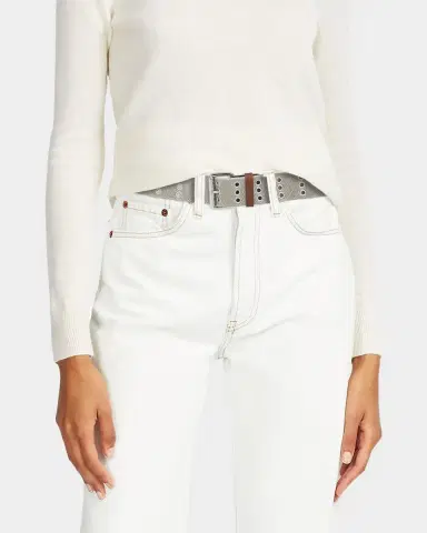 Isabel Marant Fatsa Metal Eyelet Cotton Belt | Thumbnail 2 Isabel Marant Fatsa Metal Eyelet Cotton Belt | Thumbnail 2