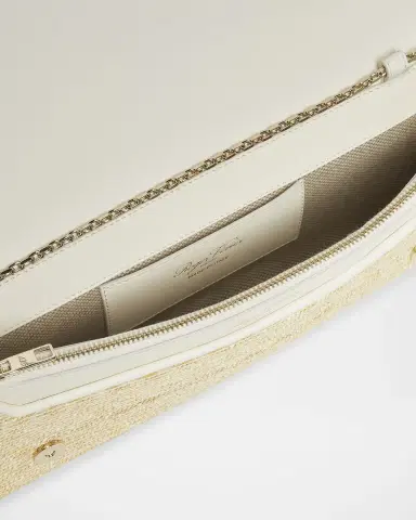 Roger Vivier Belle Vivier Slim Rattan Top-Handle Bag | Thumbnail 3 Roger Vivier Belle Vivier Slim Rattan Top-Handle Bag | Thumbnail 3