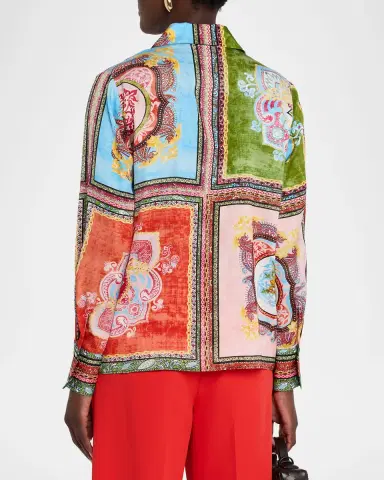Elie Tahari Johanna Kaleidoscope-Print Shirt | Thumbnail 3 Elie Tahari Johanna Kaleidoscope-Print Shirt | Thumbnail 3