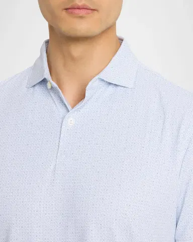 Peter Millar Men's Crown Crafted Alder Performance Jersey Polo Shirt | Thumbnail 5 Peter Millar Men's Crown Crafted Alder Performance Jersey Polo Shirt | Thumbnail 5