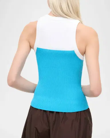 STAUD Malia Ribbed Tank Top | Thumbnail 2 STAUD Malia Ribbed Tank Top | Thumbnail 2