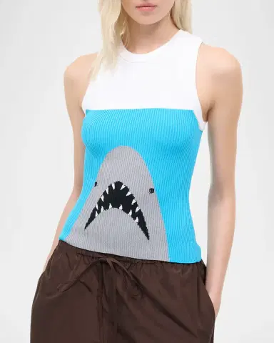 STAUD Malia Ribbed Tank Top | Thumbnail 3 STAUD Malia Ribbed Tank Top | Thumbnail 3