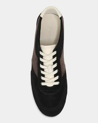 Vince LA Runner Mixed Leather Runner Sneakers | Thumbnail 3 Vince LA Runner Mixed Leather Runner Sneakers | Thumbnail 3