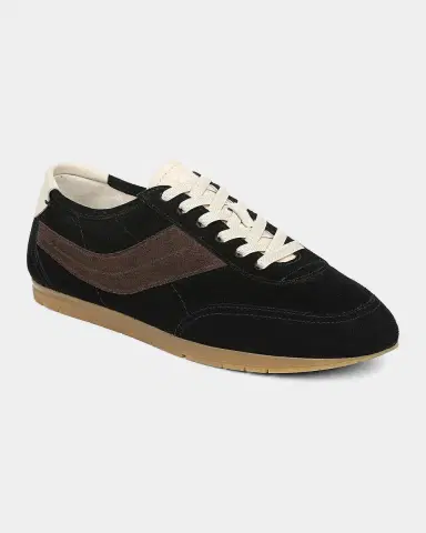 Vince LA Runner Mixed Leather Runner Sneakers | Thumbnail 4 Vince LA Runner Mixed Leather Runner Sneakers | Thumbnail 4