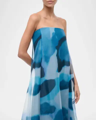 STAUD Allyson Strapless Maxi Dress | Thumbnail 4 STAUD Allyson Strapless Maxi Dress | Thumbnail 4