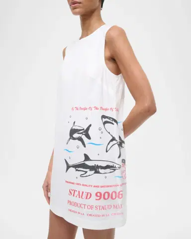 STAUD Brea Mini Dress | Thumbnail 3 STAUD Brea Mini Dress | Thumbnail 3