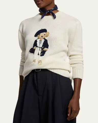Ralph Lauren Collection Pre-Spring Polo Bear Cashmere Sweater | Thumbnail 4 Ralph Lauren Collection Pre-Spring Polo Bear Cashmere Sweater | Thumbnail 4