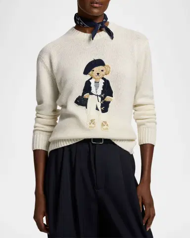 Ralph Lauren Collection Pre-Spring Polo Bear Cashmere Sweater | Thumbnail 7 Ralph Lauren Collection Pre-Spring Polo Bear Cashmere Sweater | Thumbnail 7