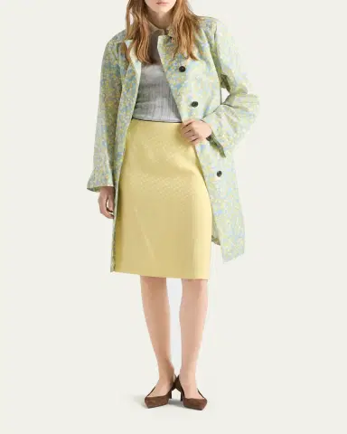 Prada Polka-Dot Silk Midi Slip Skirt | Thumbnail 2 Prada Polka-Dot Silk Midi Slip Skirt | Thumbnail 2