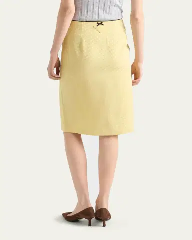Prada Polka-Dot Silk Midi Slip Skirt | Thumbnail 3 Prada Polka-Dot Silk Midi Slip Skirt | Thumbnail 3