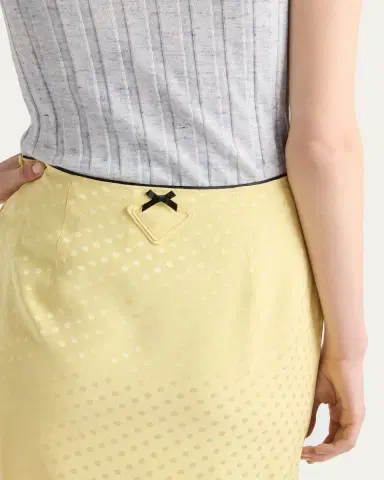 Prada Polka-Dot Silk Midi Slip Skirt | Thumbnail 5 Prada Polka-Dot Silk Midi Slip Skirt | Thumbnail 5
