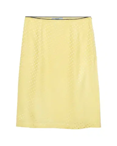 Prada Polka-Dot Silk Midi Slip Skirt | Thumbnail 1 Prada Polka-Dot Silk Midi Slip Skirt | Thumbnail 1