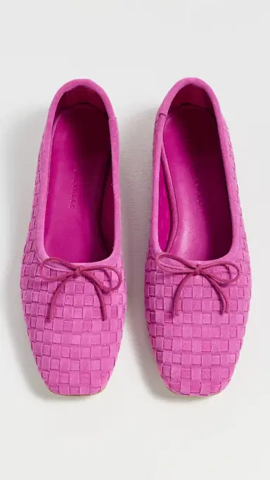 FRĒDA SALVADOR Jada Flats Magenta Woven Suede | Thumbnail 5 FRĒDA SALVADOR Jada Flats Magenta Woven Suede | Thumbnail 5