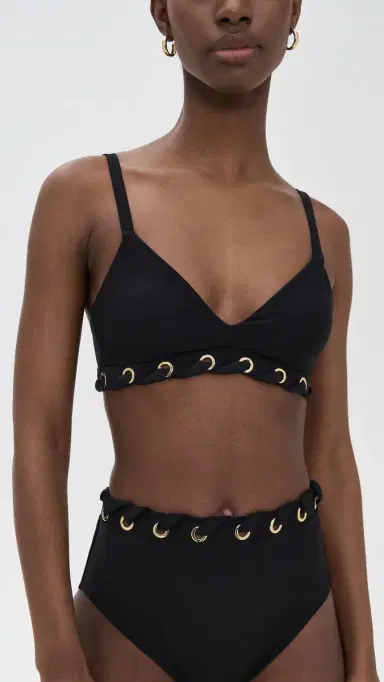 STYLEST Dreamculpt Grommet Bikini Top Caviar | Thumbnail 2 STYLEST Dreamculpt Grommet Bikini Top Caviar | Thumbnail 2