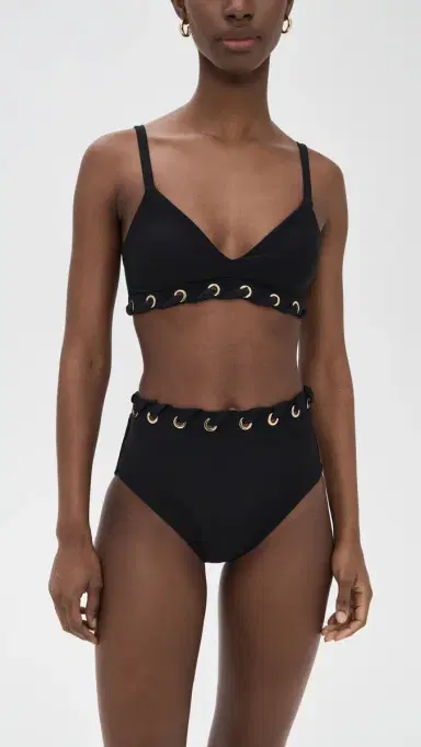 STYLEST Dreamculpt Grommet Bikini Top Caviar | Thumbnail 5 STYLEST Dreamculpt Grommet Bikini Top Caviar | Thumbnail 5